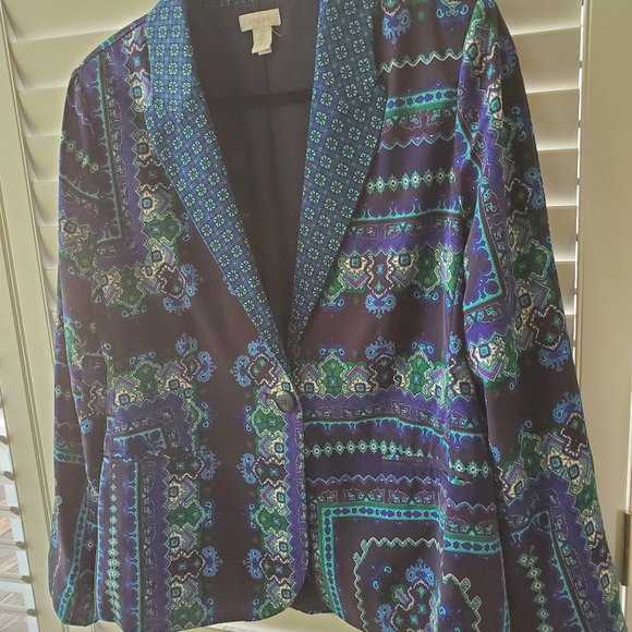 Chico's Multi-Color Jacket - Picture 1 of 4